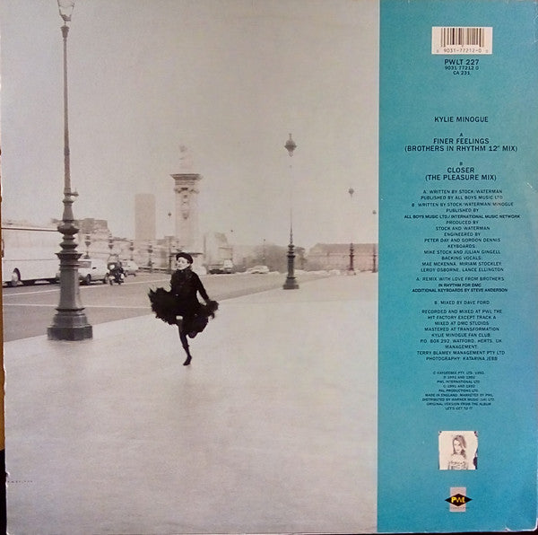 Kylie Minogue : Finer Feelings (12", Single)