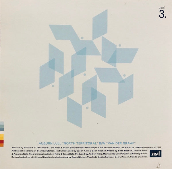 Auburn Lull : Behind All Curses Of Thought Lies The Ability To Focus On Vacant Spaces (7", Single)