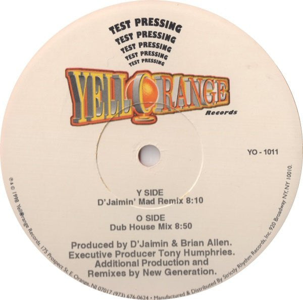 Crystal Clear Featuring Alessandra : Live Your Life (12", TP, Ora)