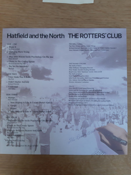 Hatfield And The North : The Rotters' Club (2xLP, Album, RE, 180)