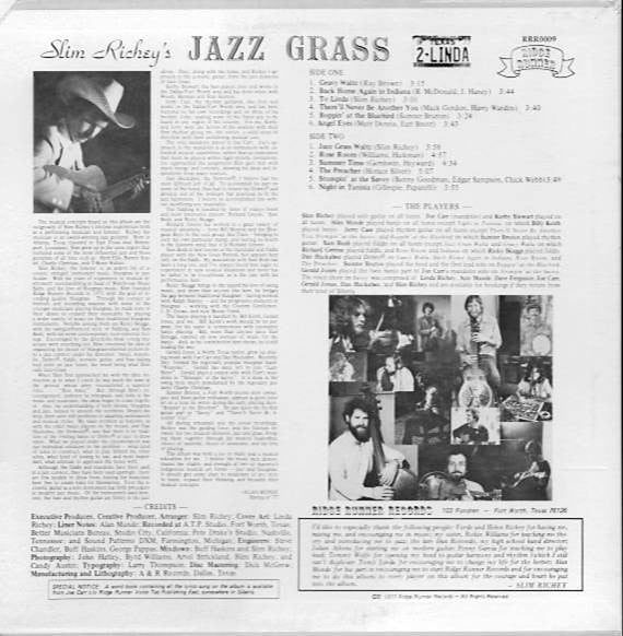 Slim Richey's Jazz Grass : Jazz Grass (LP, Album)