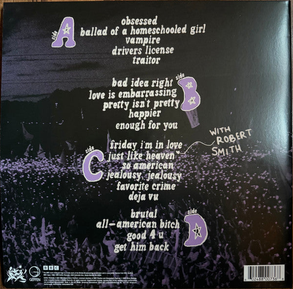 Olivia Rodrigo : Live From Glastonbury (A BBC Recording) (2xLP, Album, Ltd, Lig)