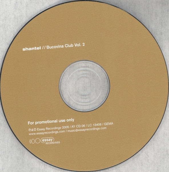 Shantel : Bucovina Club Vol. 2 (CD, Album, Promo)