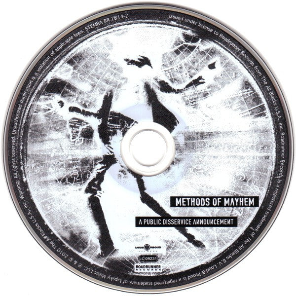 Methods Of Mayhem (2) : A Public Disservice Announcement (CD, Album)