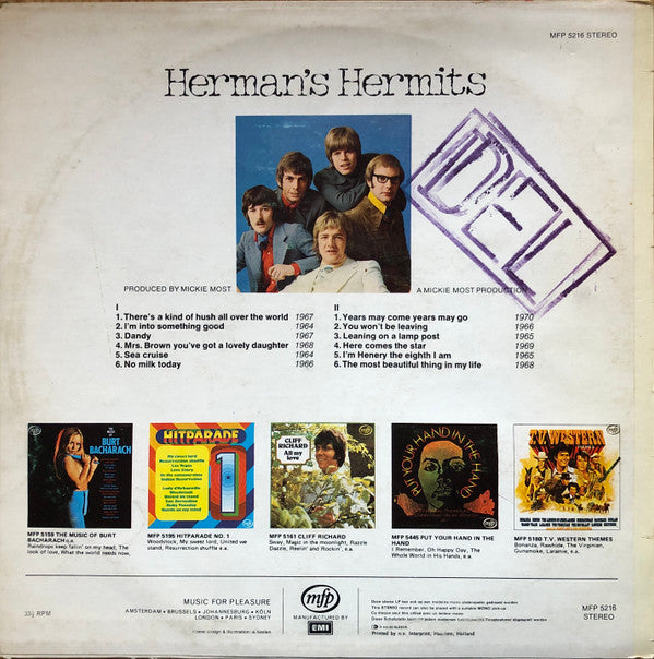 Herman's Hermits : The Most Of Herman's Hermits (LP, Comp)
