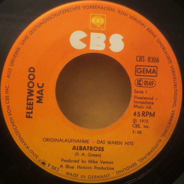 Fleetwood Mac : Need Your Love So Bad / Albatross (7", Single, RE, RP)