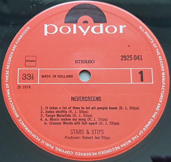 Stars & Stips : Nevergreens (LP)