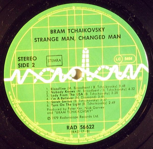 Bram Tchaikovsky : Strange Man, Changed Man (LP, Album)