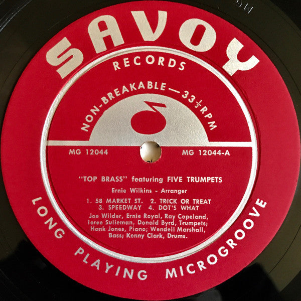 Ernie Wilkins : Top Brass Featuring Five Trumpets (LP, Album, Mono)