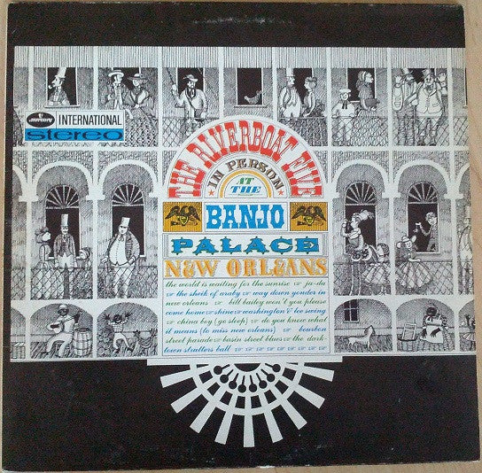 The River Boat Five : In Person At The Banjo Palace, New Orleans (LP, Album, RE)