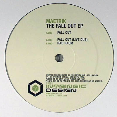 Maetrik : The Fall Out EP (12", EP)
