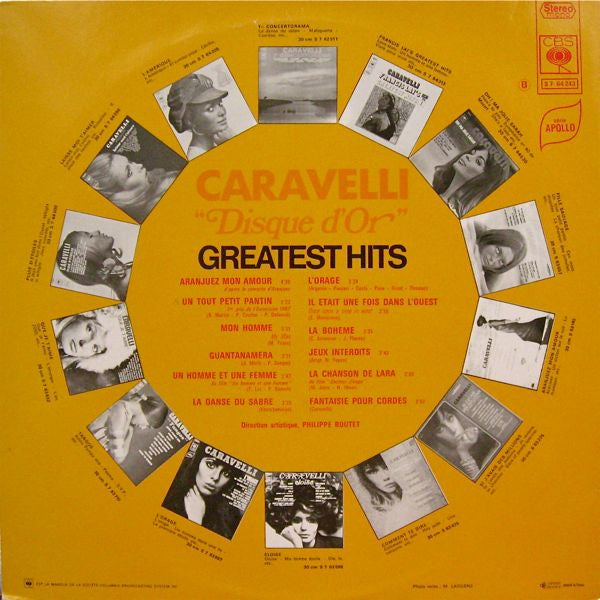 Caravelli : Disque D'Or (LP, Comp, Gat)