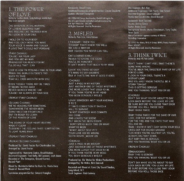 Céline Dion : The Colour Of My Love (CD, Album, RE)