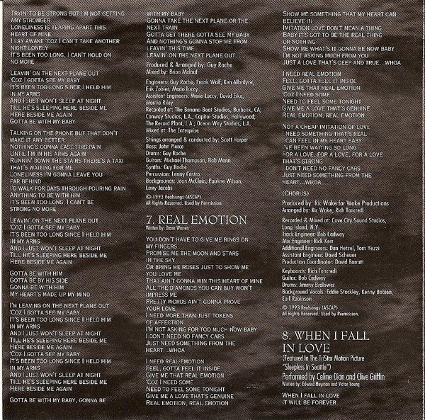 Céline Dion : The Colour Of My Love (CD, Album, RE)