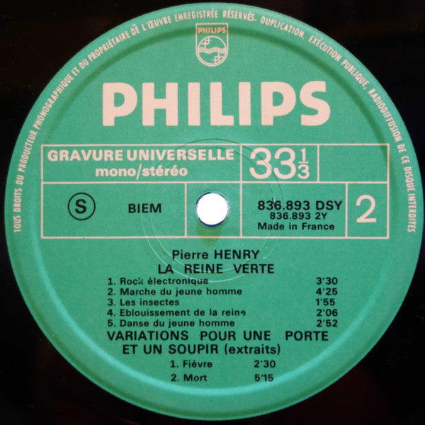 Pierre Henry & Michel Colombier : Les Jerks Électroniques De La Messe Pour Le Temps Present Et Musiques Concrètes Pour Maurice Béjart (LP, Album, RE)