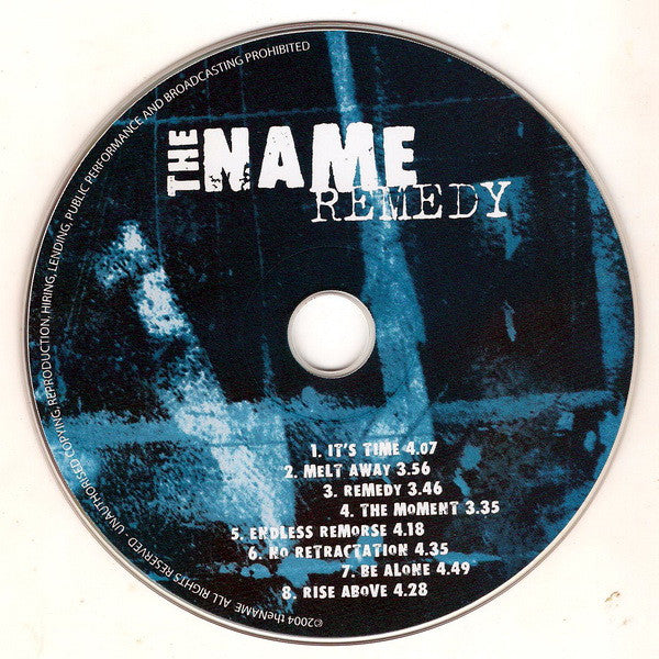 The Name (6) : Remedy (CD, Album, Dig)