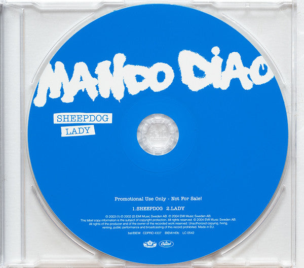 Mando Diao : Sheepdog (CD, Promo)