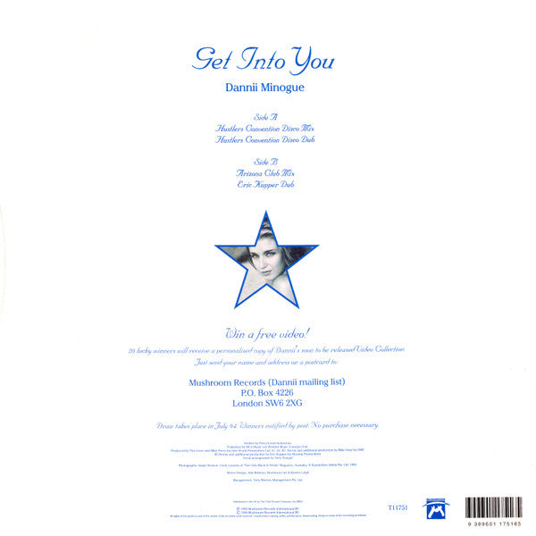 Dannii Minogue : Get Into You (The Single) (12", Single)