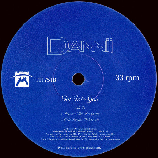Dannii Minogue : Get Into You (The Single) (12", Single)