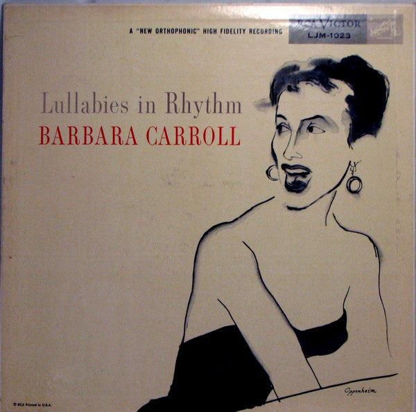 Barbara Carroll : Lullabies In Rhythm (LP, Mono)