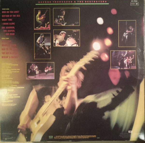 George Thorogood & The Destroyers : Live (LP, Album)