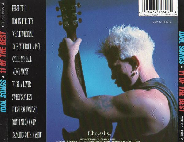 Billy Idol : Idol Songs - 11 Of The Best (CD, Comp, Nim)