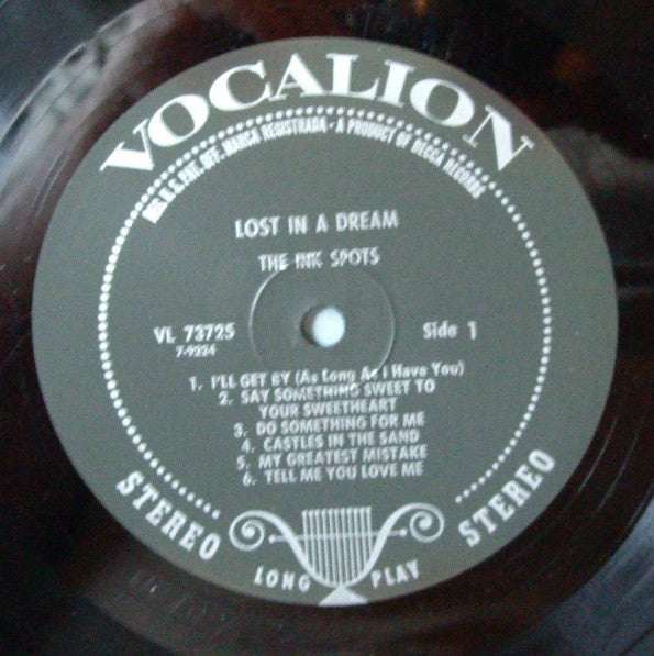 The Ink Spots : Lost In A Dream (LP, Album)
