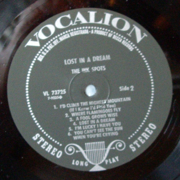 The Ink Spots : Lost In A Dream (LP, Album)
