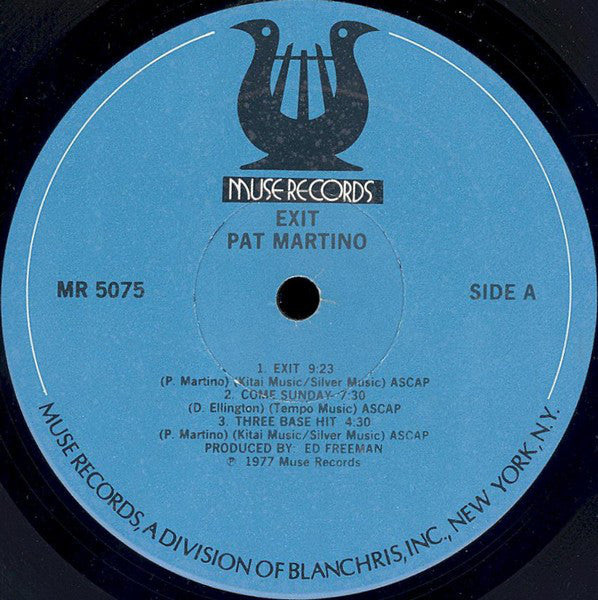 Pat Martino : Exit (LP, Album)