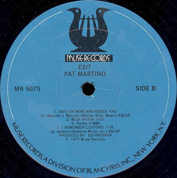 Pat Martino : Exit (LP, Album)