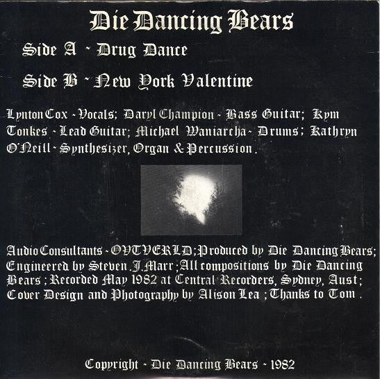 Die Dancing Bears : Drug Dance (7", Single)