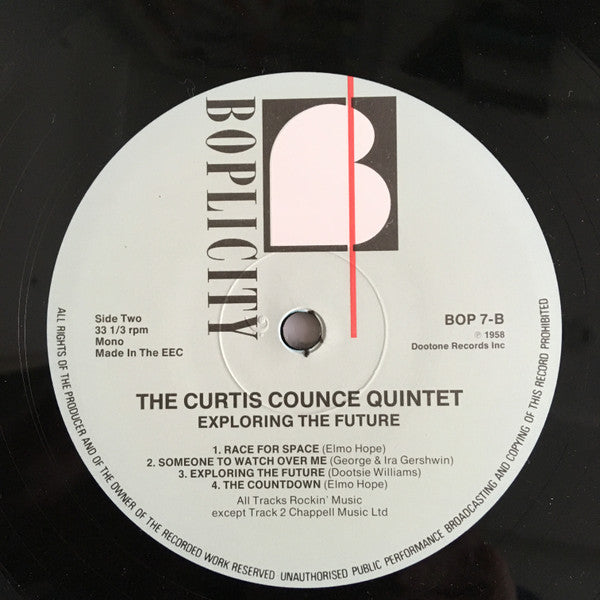The Curtis Counce Quintet : Exploring The Future (LP, Album, Mono, RE)