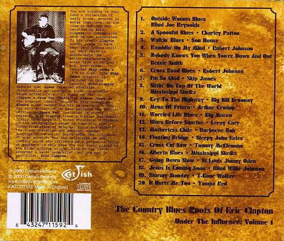 Various : The Country Blues Roots Of Eric Clapton (CD, Album, Comp)