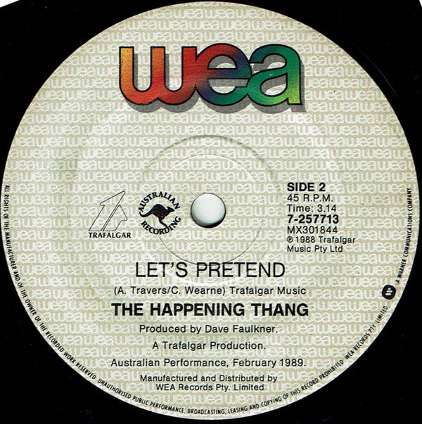 The Happening Thang : I Don't Wanna Go To Work (7", Single)