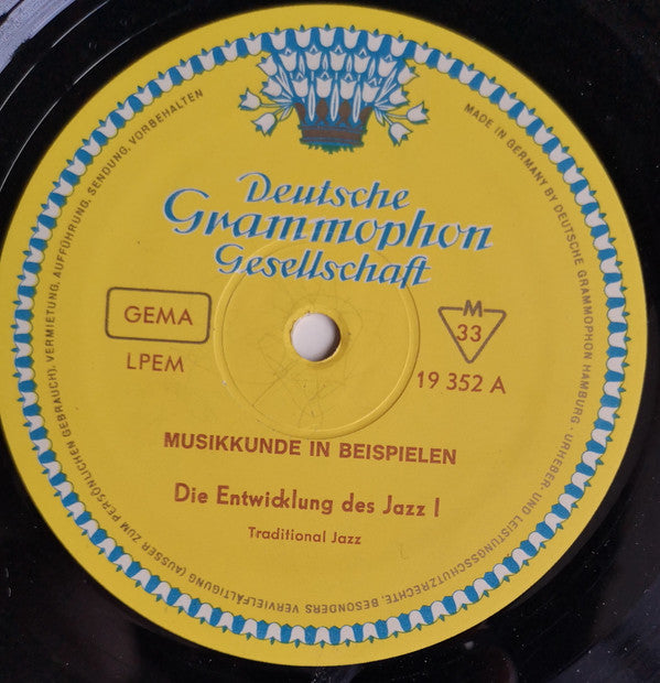 Various : Die Entwicklung Des Jazz I (LP, Comp)