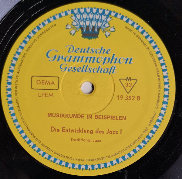 Various : Die Entwicklung Des Jazz I (LP, Comp)