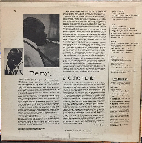 Cap'N John Handy : Introducing Cap'N John Handy (LP, Album, Mono)