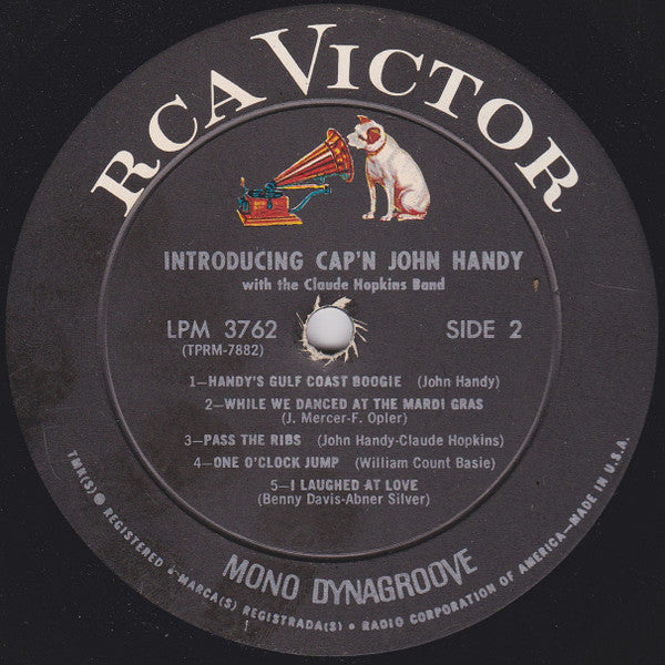 Cap'N John Handy : Introducing Cap'N John Handy (LP, Album, Mono)