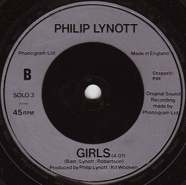 Philip Lynott* : Yellow Pearl The Theme From Top Of The Pops (7", Single, Inj)