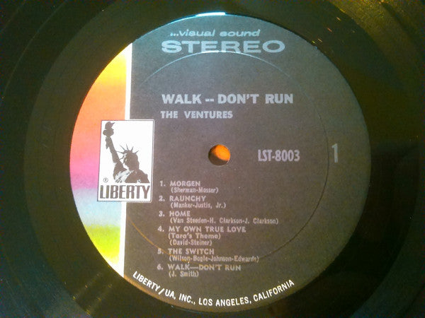 The Ventures : Walk Don't Run (LP, Album, RE)
