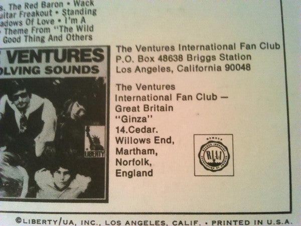 The Ventures : Walk Don't Run (LP, Album, RE)