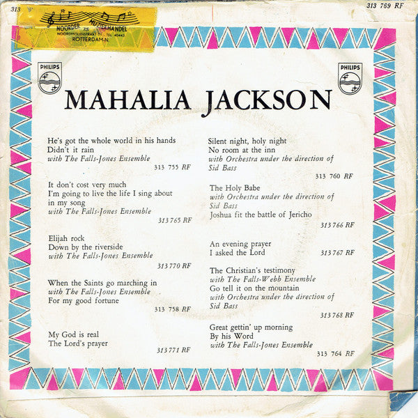 Mahalia Jackson : Onward, Christian Soldiers (7", Single)