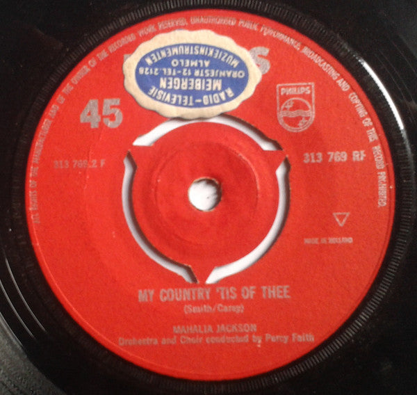 Mahalia Jackson : Onward, Christian Soldiers (7", Single)