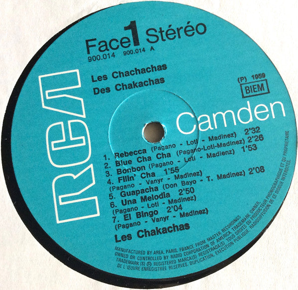 Les Chakachas* : Les Chachachas Des Chakachas (LP, Album)