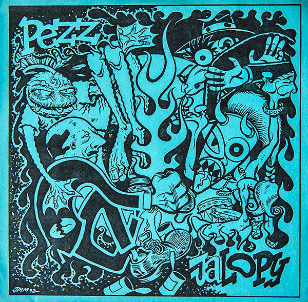 Pezz (2) : Jalopy (7", EP, Tra)