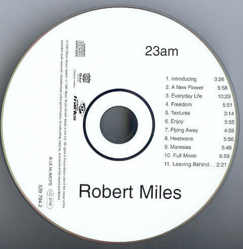 Robert Miles : 23am (CD, Album)