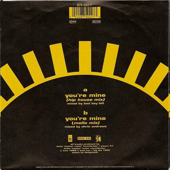 Reese : You're Mine (7", Single)