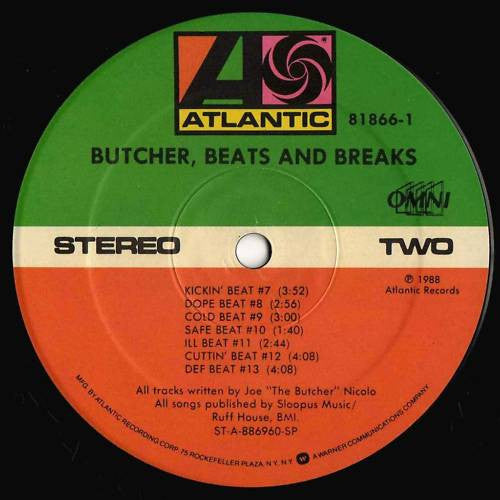 Joe "The Butcher" Nicolo : Butcher Beats And Breaks (LP, Album)