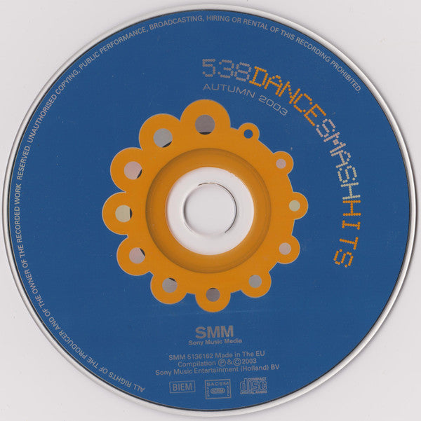 Various : 538 Dance Smash Hits - Autumn 2003 (CD, Comp)
