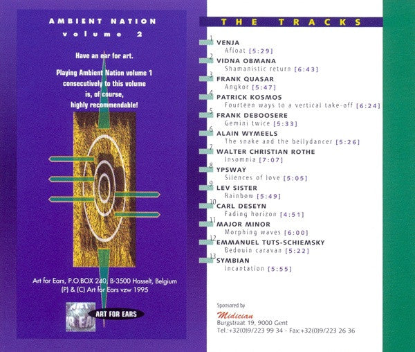 Various : Ambient Nation Volume 2 (CD, Comp)